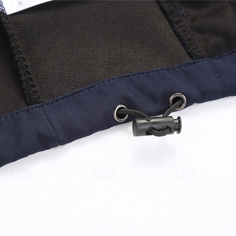 Men's Softshell Jacket Hiking Jacket Outdoor Windproof Quick Dry Lightweight Jacket Windbreaker Jacket Traveling Black White Red Navy Blue Royal Blue 2025 - $42.99 –P8
