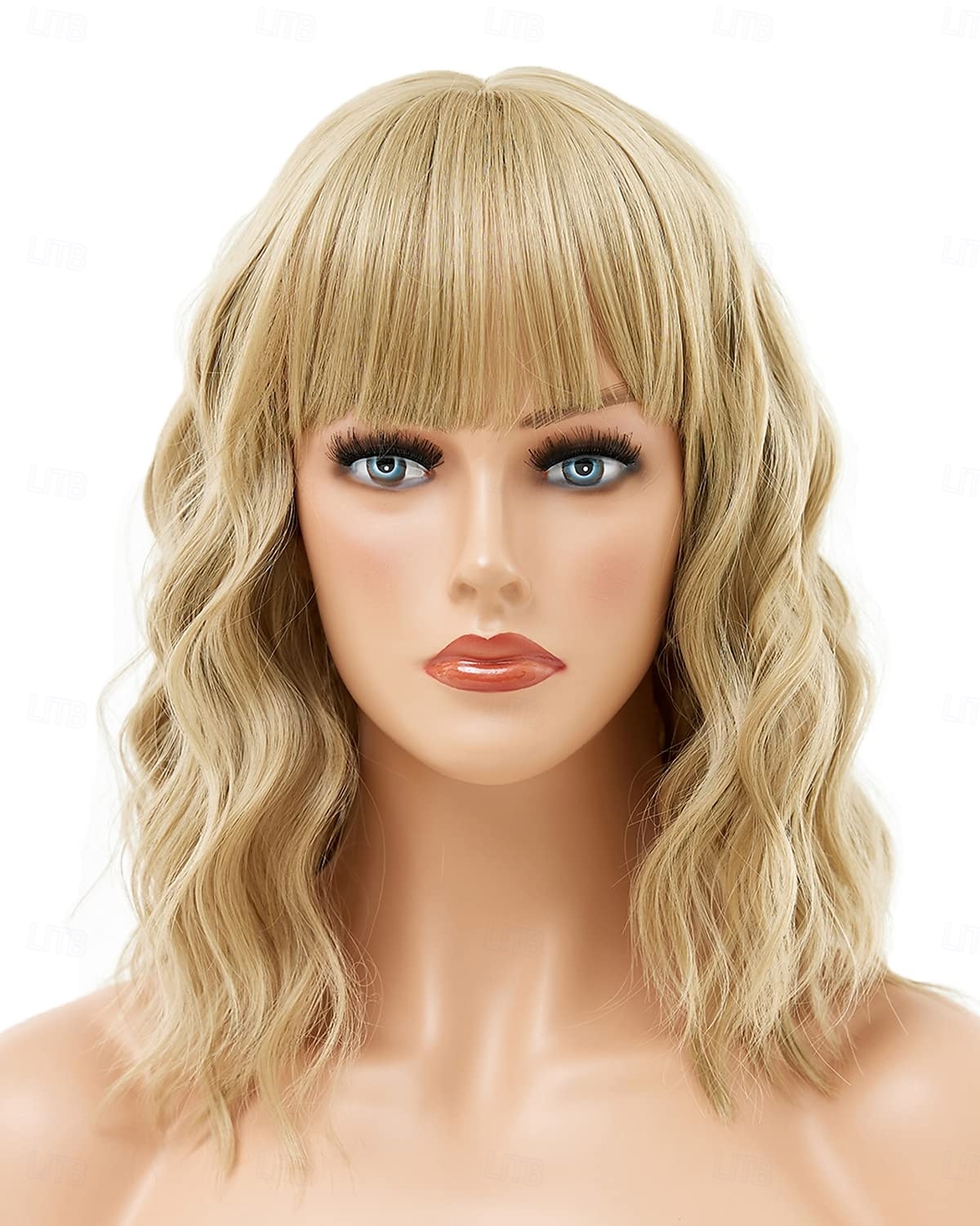 直営店に限定 2025年 ブロンドのウィッグ ショートボブ ブロンドのウィッグ ヘアエクステンション・かつら・アクセサリ