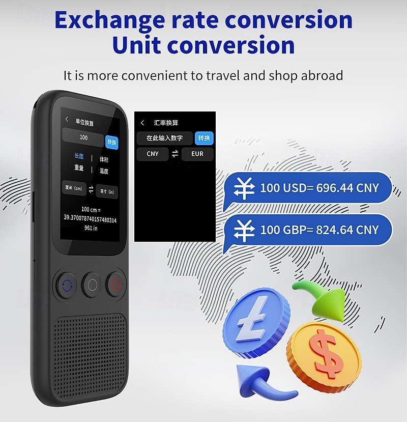 Language Translation Device Two-way Real-time Voice Translation Supports 138 Languages Accurate Offline And Recording 2 Hd Inch Touch Screen For Travel Business And Study 2025 - $95.99 –P11