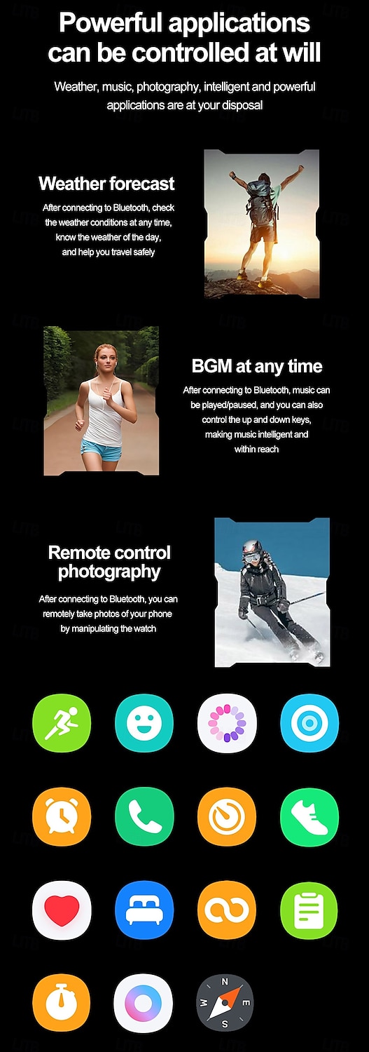 IMOSI GPS HK08 Smart Watch AMOLED Compass Altitude Air Pressure Bluetooth Call World Time 530MAH Sport Tracker Outdoor Clock 2025 - $68.99 –P19