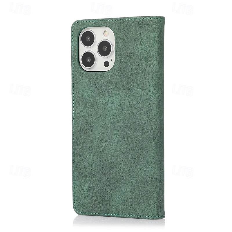 telefono Custodia Per iPhone 17 Pro Max 17 Air 16 15 14 Pro Max Plus 13 12 11 Pro Max Mini Copertura Posteriore con Supporto Magnetico Slot per Carte Retrò TPU Pelle PU del 2025 a $12.99 –P6