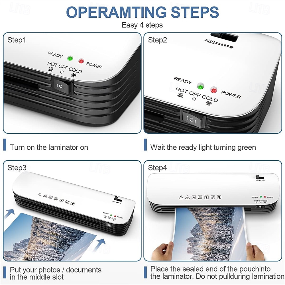 Laminator Machine 4 in 1 Thermal Laminator Quick Warm-Up Paper Trimmer 9 inches Max Width 2025 - $55.99 –P3