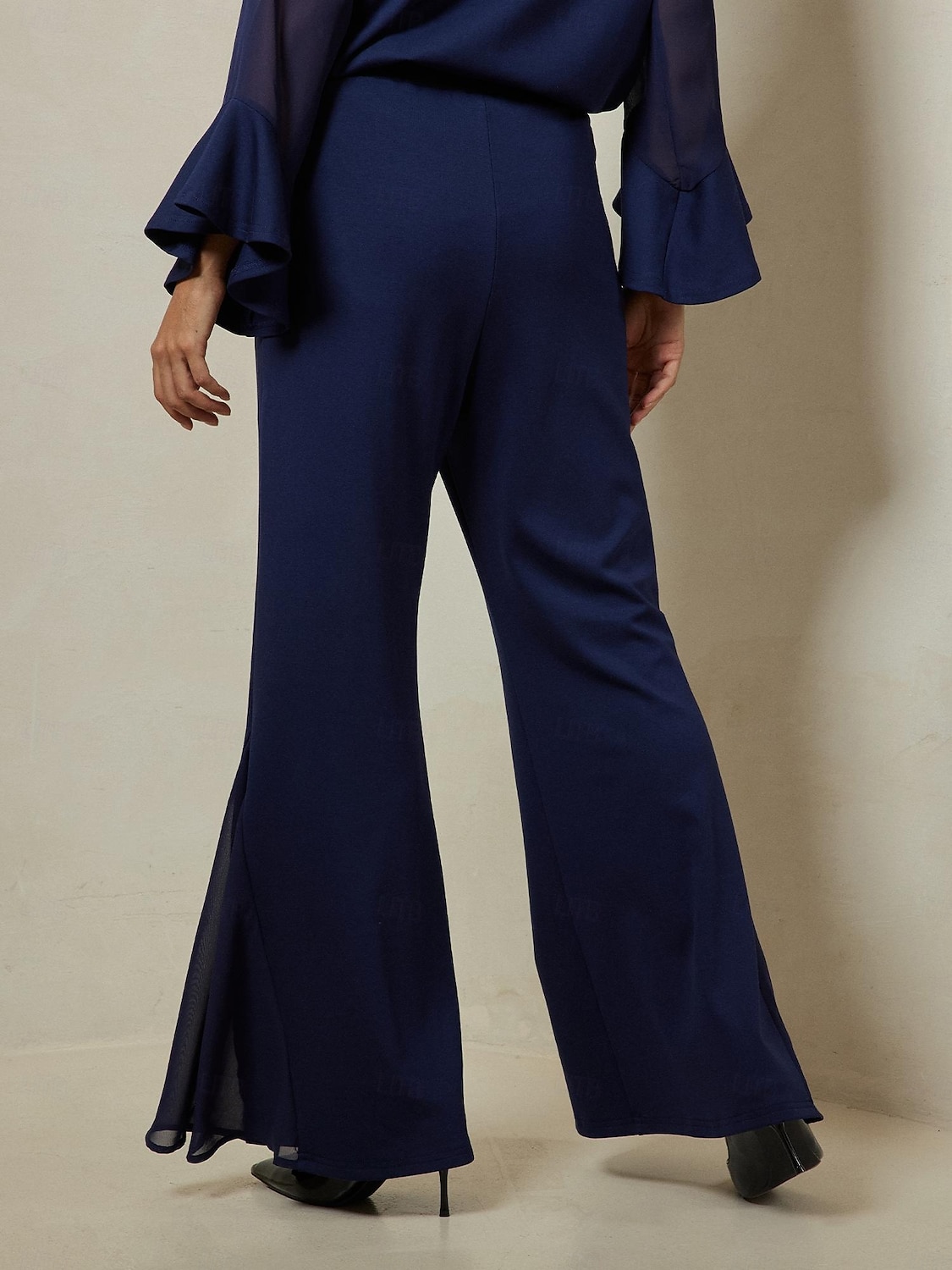 Femmes Longueur complète Coton Élastique Élégant Mariage Décontracté Quotidien bleu marine Printemps & Automne XS S M de 2025 ? $64.99 –P3