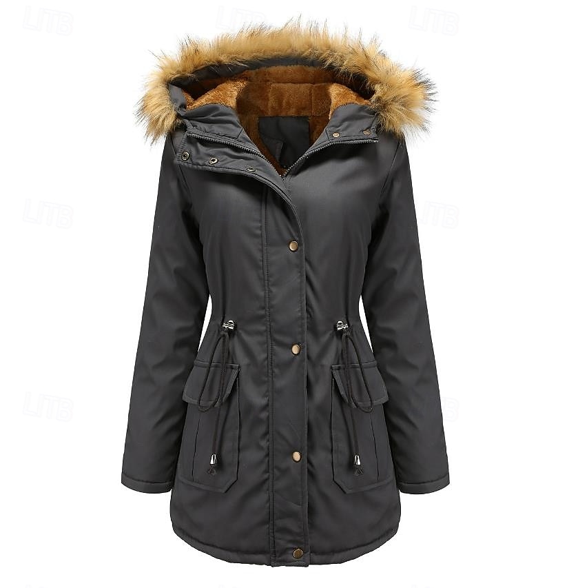 Mujer Abrigo Mantiene abrigado Transpirable Cremallera Botones Bolsillo Casual Color sólido Vacaciones Calle Ropa Cotidiana Noche Cremallera Regular Sudadera Ajuste regular Manga Larga Ropa de calle 2025 - $51.99 –P10
