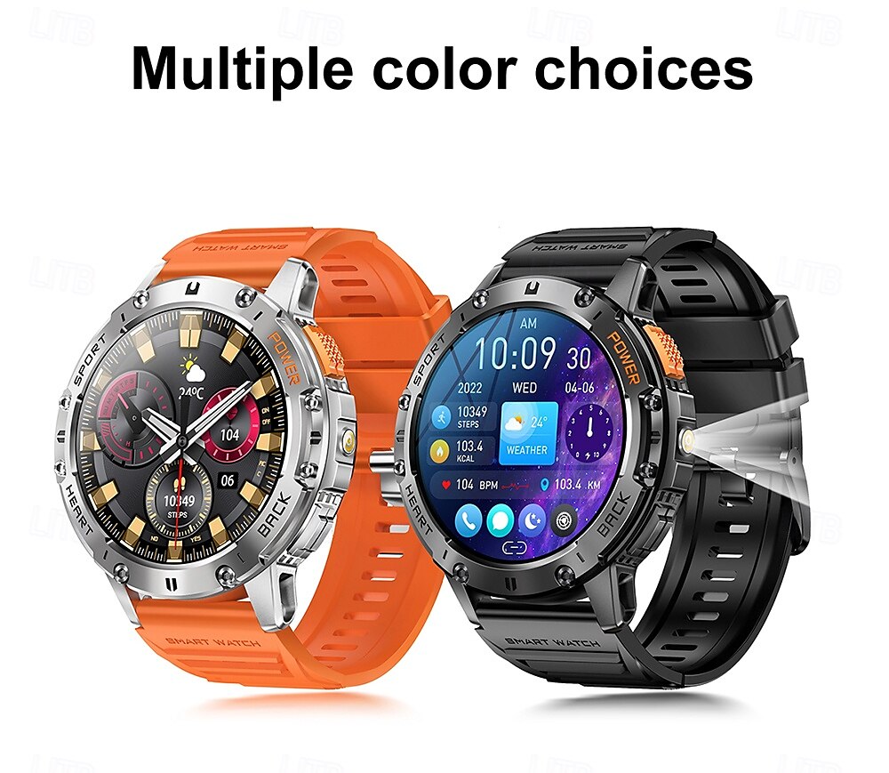 iMosi K65 Умные часы 1.43 дюймовый Смарт Часы Bluetooth Педометр Напоминание о звонке Датчик для отслеживания активности Совместим с Android iOS Женский Мужчины 2025 - $73.19 –P13