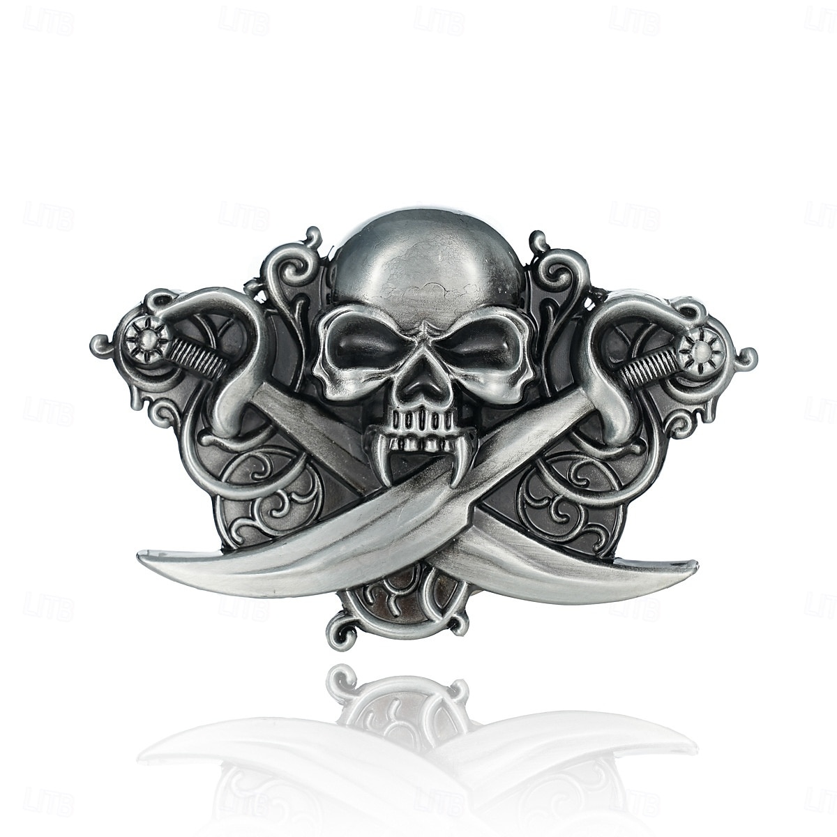 Homme Boucle de ceinture Boucle Argent Bronze Alliage Style vintage Rétro Vintage Pirate du quotidien Célébrations religieuses de 2025 ? $7.99 –P1