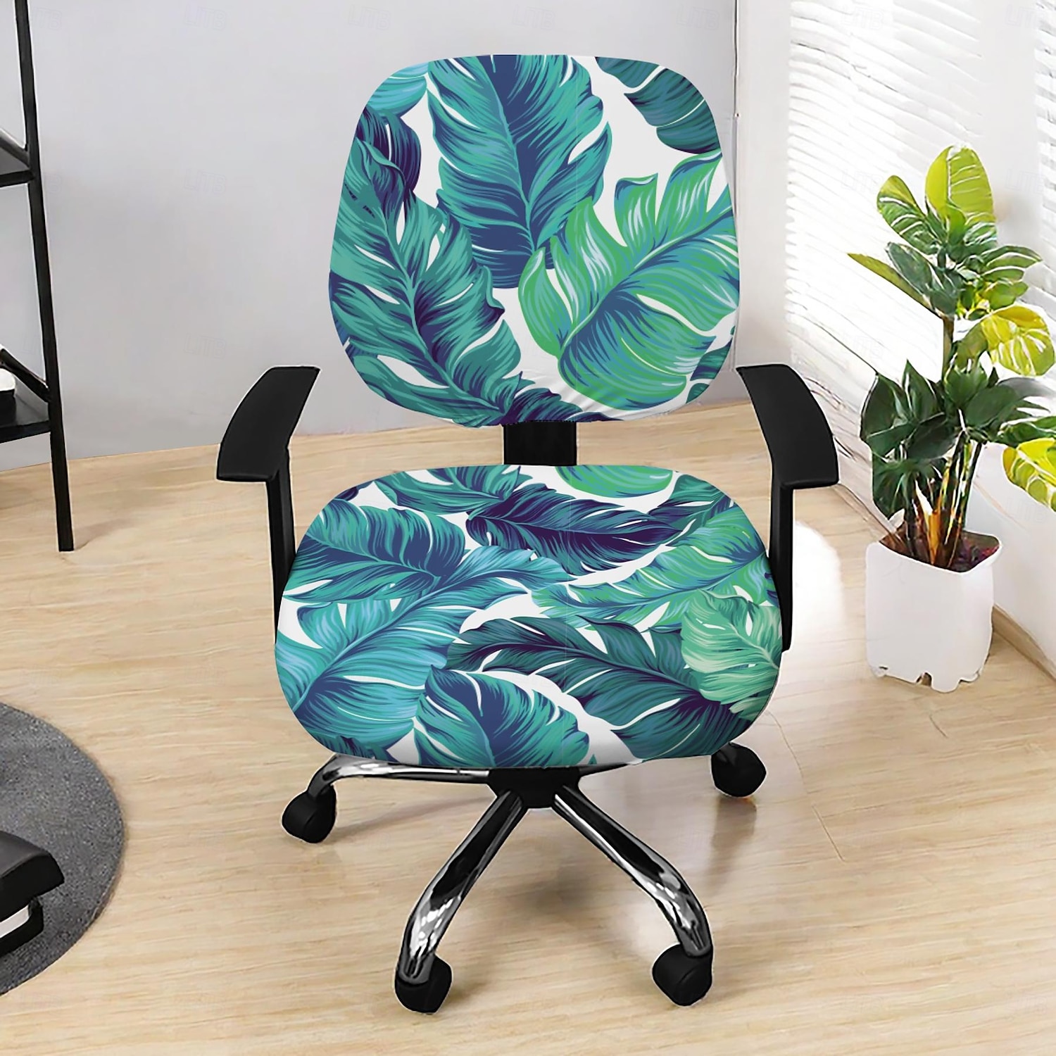 Stuhlhussen für Bürostühle und Hocker, dehnbare und langlebige Schonbezüge, Möbelschutz für eine stilvolle und komfortable Arbeitsplatzdekoration 2026 - $23.99 –P1