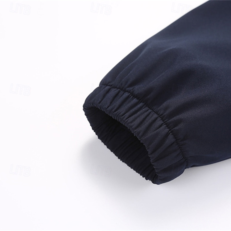 Men's Softshell Jacket Hiking Jacket Outdoor Windproof Quick Dry Lightweight Jacket Windbreaker Jacket Traveling Black White Red Navy Blue Royal Blue 2025 - $42.99 –P7