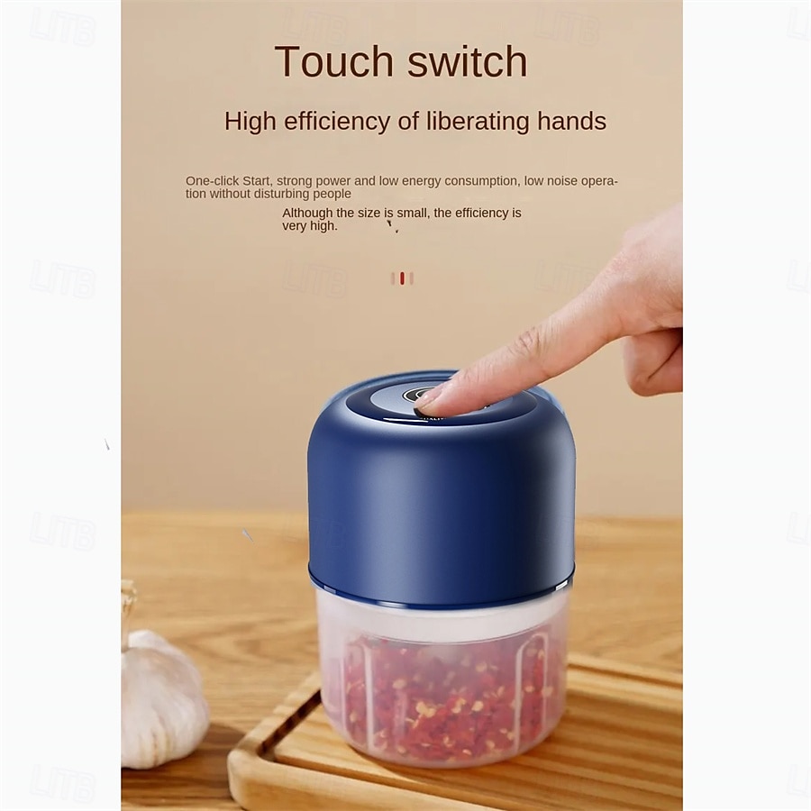 elektrische knoflookmachine gemberstamper blender keuken groente vlees pepermolen usb-oplaadbare knoflookmachine rasp 2026 - $21.99 –P3