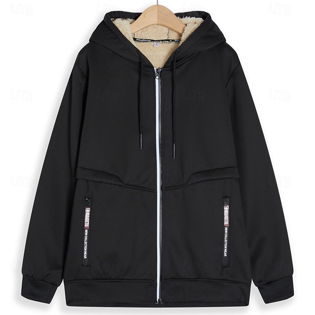 Męskie Bluza z Kapturem Rozpinana bluza z kapturem Kurtka polarowa Czarny Biały Zieleń wojskowa Granatowy Królewski błękit Kaptur Równina Sport i turystyka Codzienny Święto Zabytkowe Moda miejska 2025 - $36.99 –P4