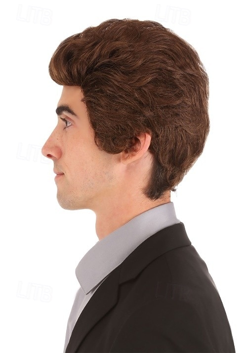 Parrucca da Venditore Marrone per Halloween feste Cosplay del 2026 a $19.49 –P2