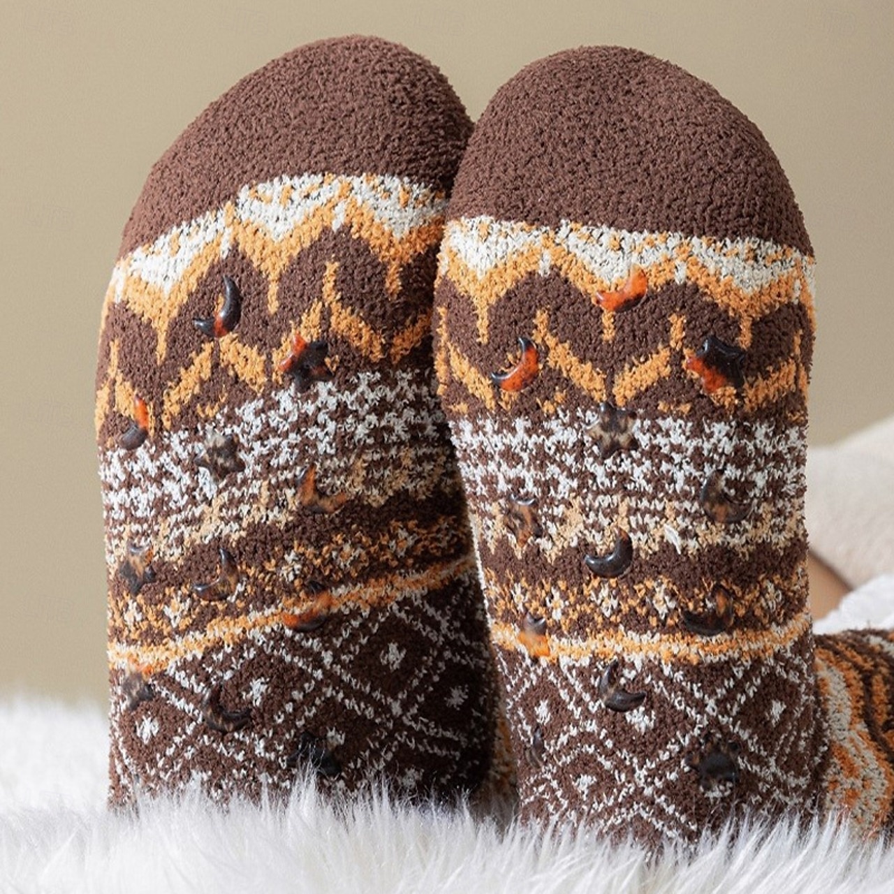 meias quentes e felpudas meias elásticas para o inverno com alta elasticidade, presente perfeito para mulheres para sala de estar, quarto, sala de jantar, sala de estudo, sala de jogos de 2025 por $15.49 –P2