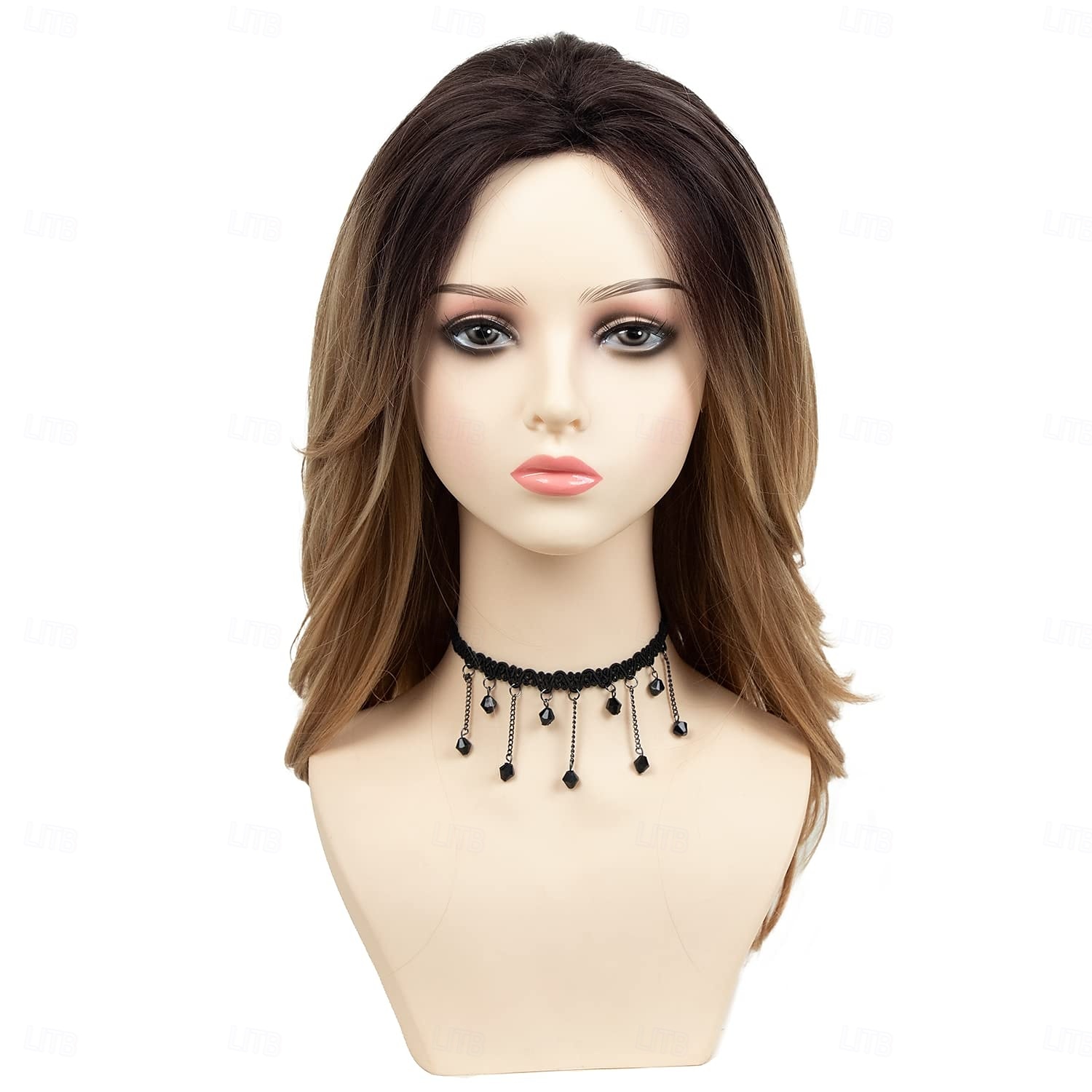 parrucca lunga a strati per donna parrucca sintetica per costume halloween del 2025 a $19.99 –P7