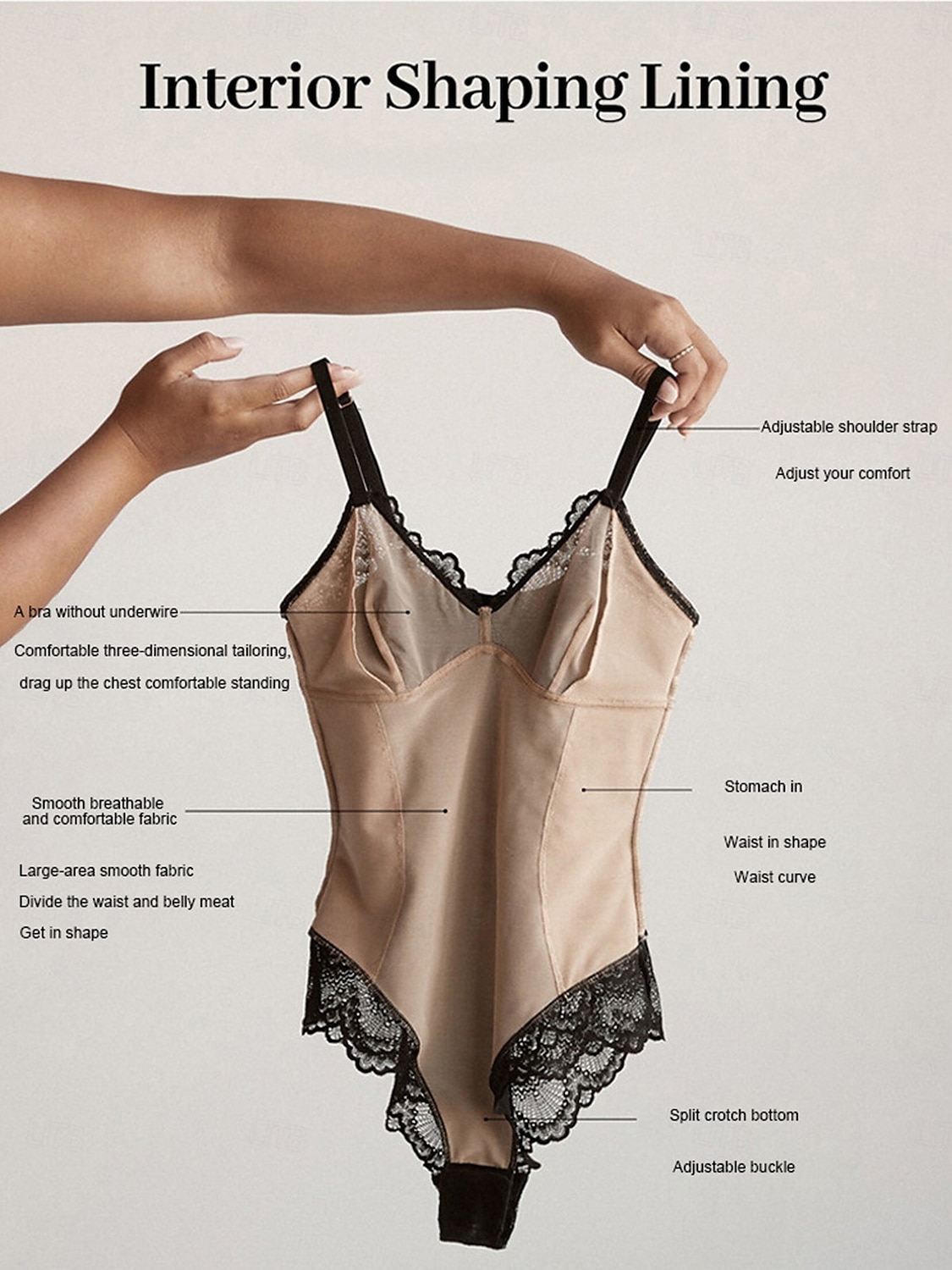 dámské krajkové noční prádlo - nylon spandex jednobarevné domácí oblečení 2025 - $23.99 –P4