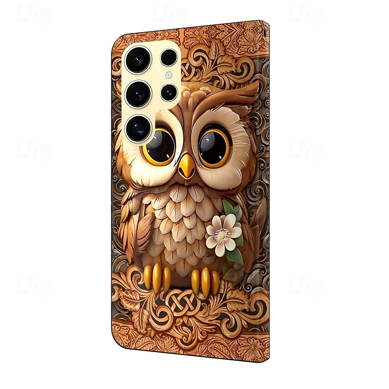 telefone Capinha Para S24 Ultra S24 Plus S24 S23 S23 Ultra S22 S22 Plus Ultra S21 Ultra S21 FE S21 Capa traseira Com Suporte Antichoque Retro Couro PU de 2025 por $14.99 –P10