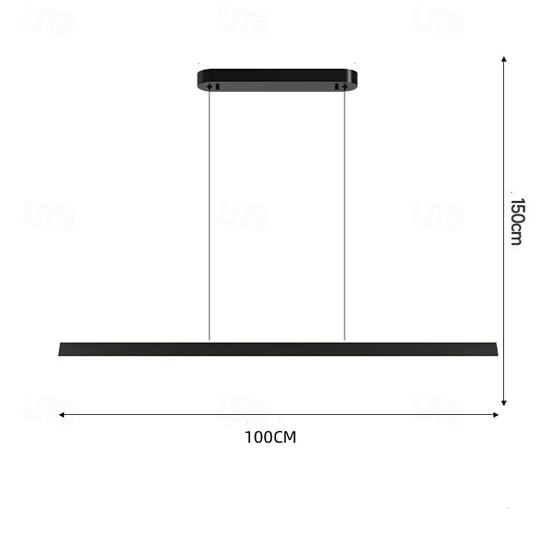 led hanglamp moderne stijl noords design modern eenvoudig amerikaans licht luxe barverlichting creatief net lange woonkamer restaurantlampen 2025 - $177.99 –P3