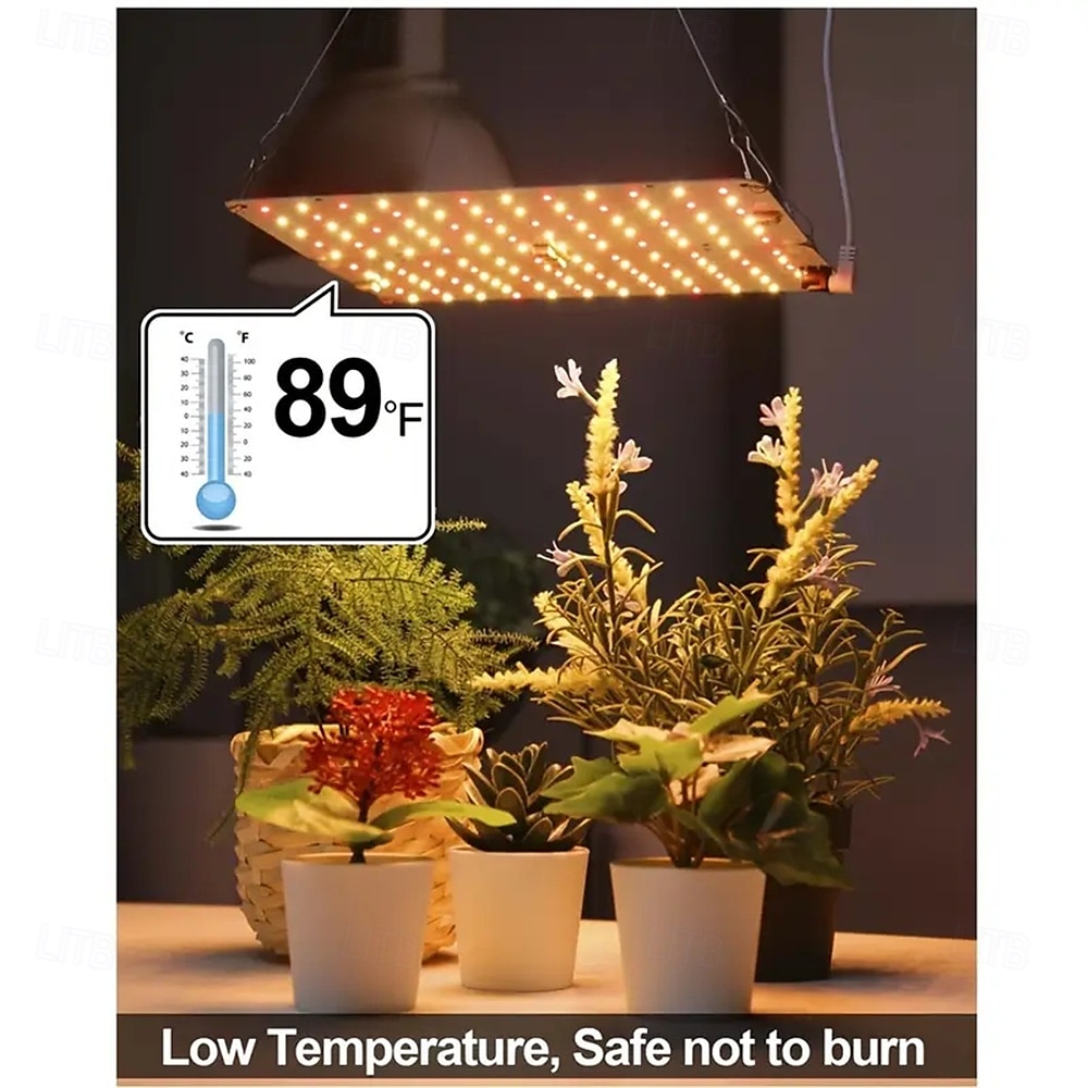 LED Plant Grow Light Full Spectrum for Indoor Nursery Light Plant Coloring Timed Dimming Grow Light Panel 2025 - $13.99 –P1