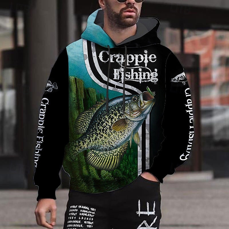 Homme Graphic Poissons Sweat à capuche Sweats à Capuche Sweat-shirt Sweat à capuche manche longue Sweat à capuche Capuche Vêtement de rue 3D effet Sport & Loisir du quotidien Noir Bleu Roi Imprimer de 2025 ? $31.99 –P9