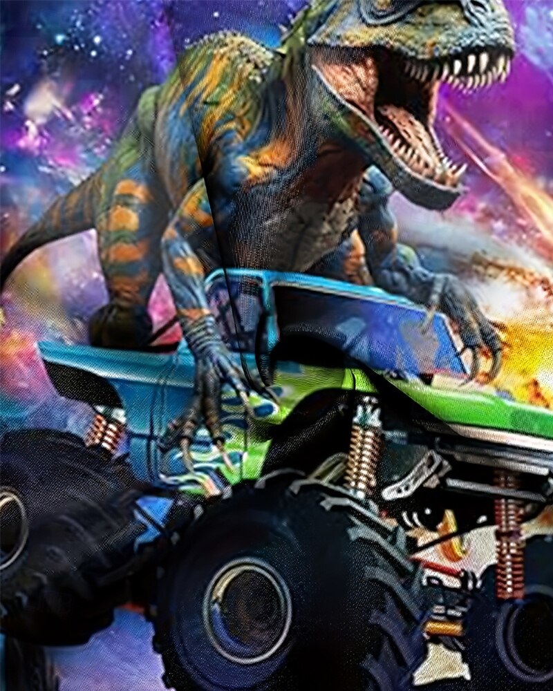 Jungen 3D Graphic Galaxis Dinosaurier Kapuzenshirt Langarm Frühling Herbst Modisch Strassenmode kinderkleidung 4-12 Jahre Mit Kapuze Outdoor Casual Täglich Regular Fit 2025 - $18.99 –P3