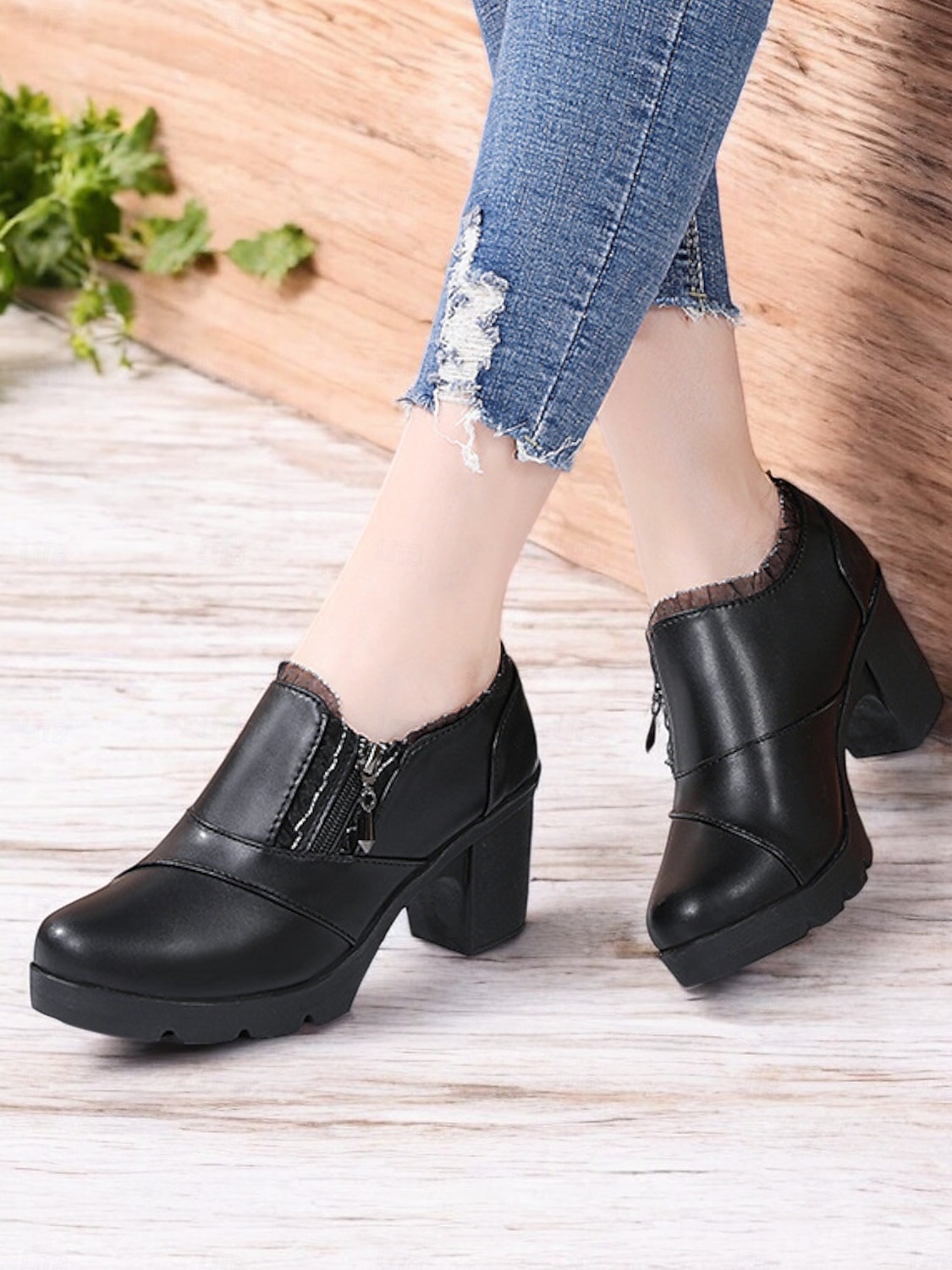 женские красные ботинки на шнуровке в викторианском стиле на среднем каблуке с бантом, винтажная готическая обувь для косплея, вечеринок и особых случаев 2025 - $59.99 –P4