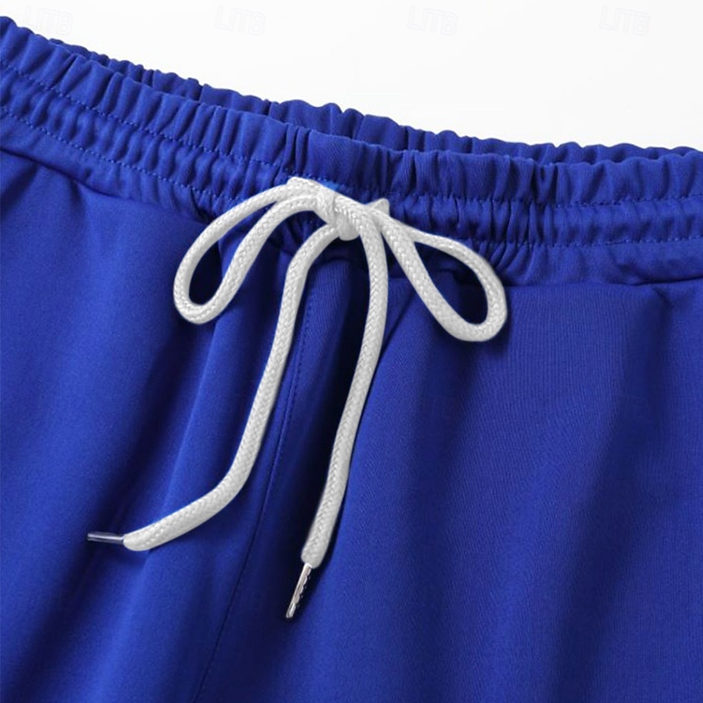 2025年 男性用 スウェットパンツ ジョガー アスレチックパンツ アクティブパンツ ズボン ドローストリング ポケット 弾性ウエスト ソリッド 吸汗性 高通気性 全長 アウトドア 日常 ランニング 旅行度假风 ファッション ブラック / ホワイト ブラック マイクロエラスティック  コレクション – $20.99 –P2