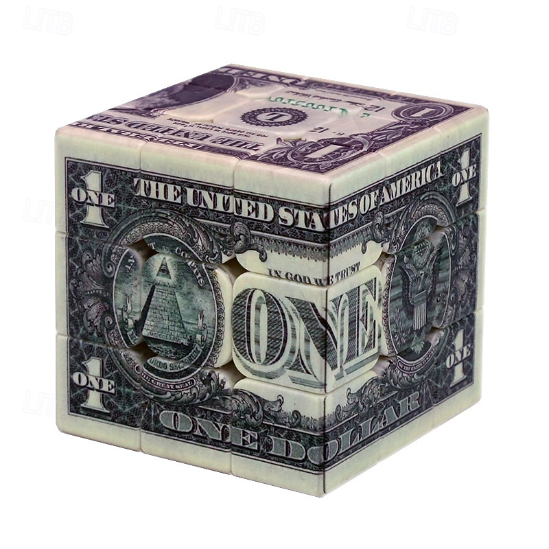 1 cube magique infini - défiez votre cerveau avec le cube de vitesse, motif de pièce d'un dollar, un plaisir de puzzle sans fin pour les adolescents et les adultes, améliore les capacités de de 2025 ? $17.49 –P2