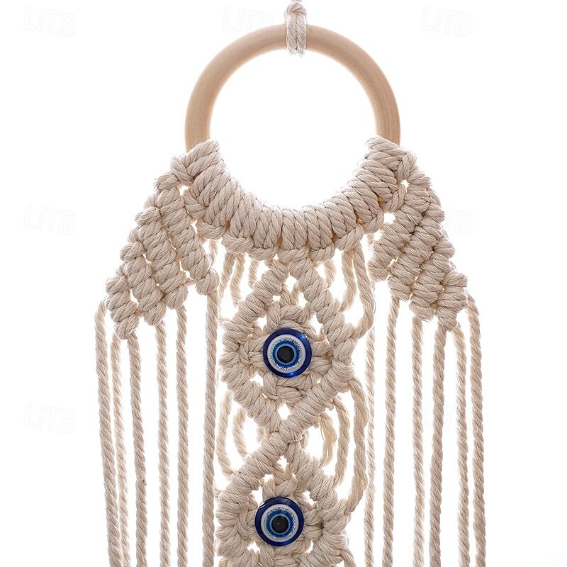 macrame závěsný přívěsek na zeď ručně tkaný gobelín obývací stěna dekor 2025 - $183.99 –P5