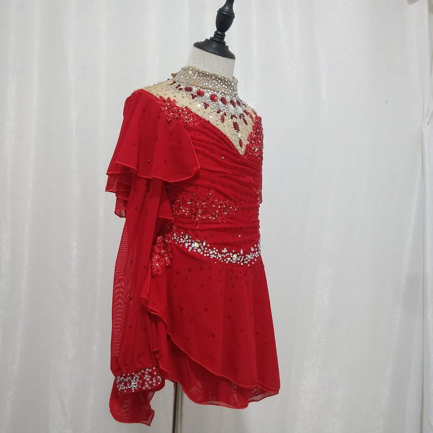Figure Skating Costumes Artistic Gymnastics Costumes Ice Skating Performance Costumes Rhythmic Gymnastics Performance Costumes Sportswearred 2025 - $257.99 –P4