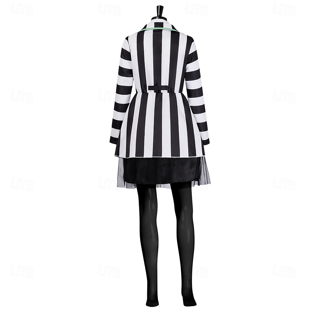 Beetlejuice Zombie Lydia Deetzová Kostým Dětské Dospělé Dámské Dívčí Horor Výkon Párty předvečer Všech svatých Karneval Jednoduchý karnevalový kostým 2025 - $74.99 –P5
