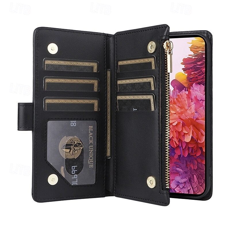 2025年 電話 ケース 用途 S24 S23 S22 S21 Ultra Plus S24 FE S21 FE A55 A35 A25 A15 5G A54 A34 A14 A73 A53 A33 A23 A13 S25ウルトラ バックカバー スタンド付き ジッパ- ストラップ付き レトロ風 TPU PUレザー コレクション – $22.99 –P8