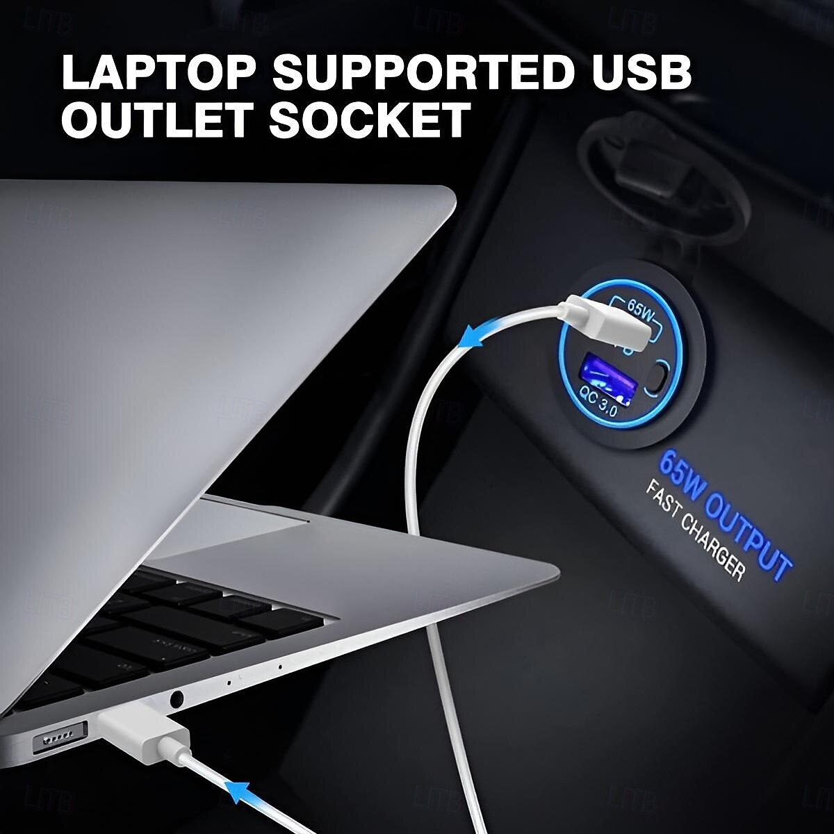 nabíječka do auta motocykl 12v 24v usb-c pd qc 3.0 port usb zásuvka pro rv auto zásuvka usb port 2025 - $28.99 –P4