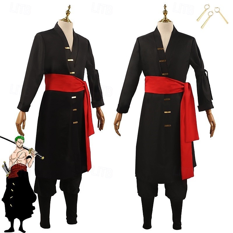 One Piece Roronoa Zoro Anime Cosplay Costume Outfits Cosplay Suits Carnival Masquerade Costume For Men's Adults' 2025 - $59.99 –P1