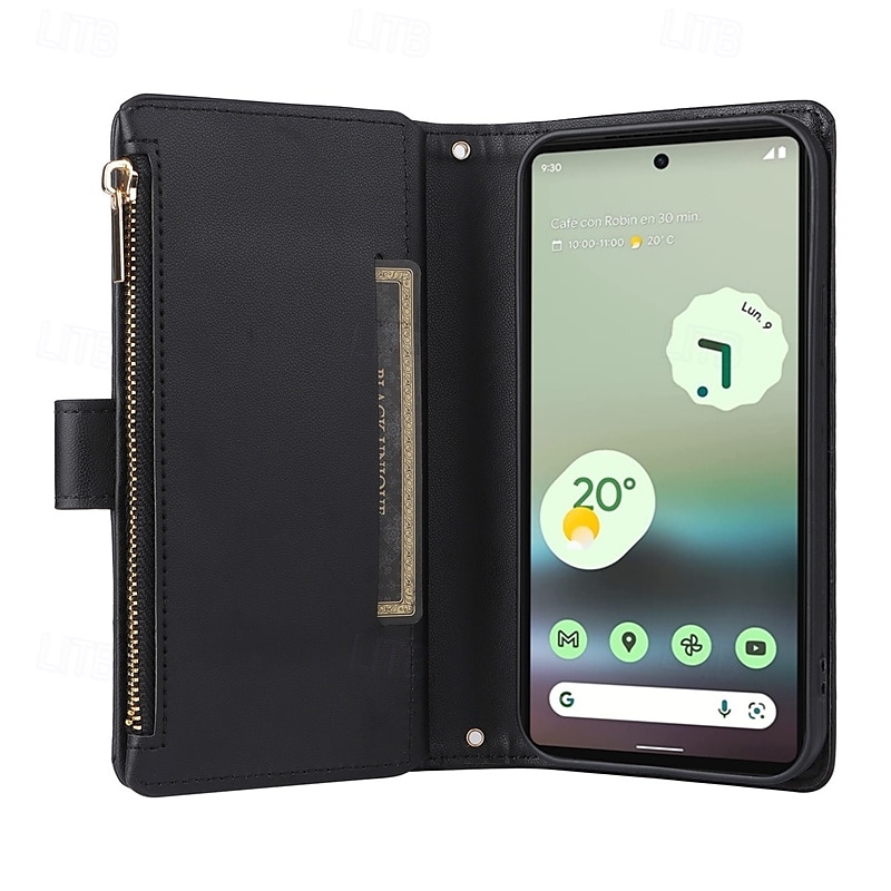 telefon Maska Pentru Pixel 9 Pro Pixel 9 Pro XL Pixel 8 Pro Pixel 8 Pixel 9 Pixel 7 Pixel 7 Pro Capac Spate rezista Fermoar Acceptă încărcarea fără fir Retro TPU PU piele 2025 - $22.99 –P7