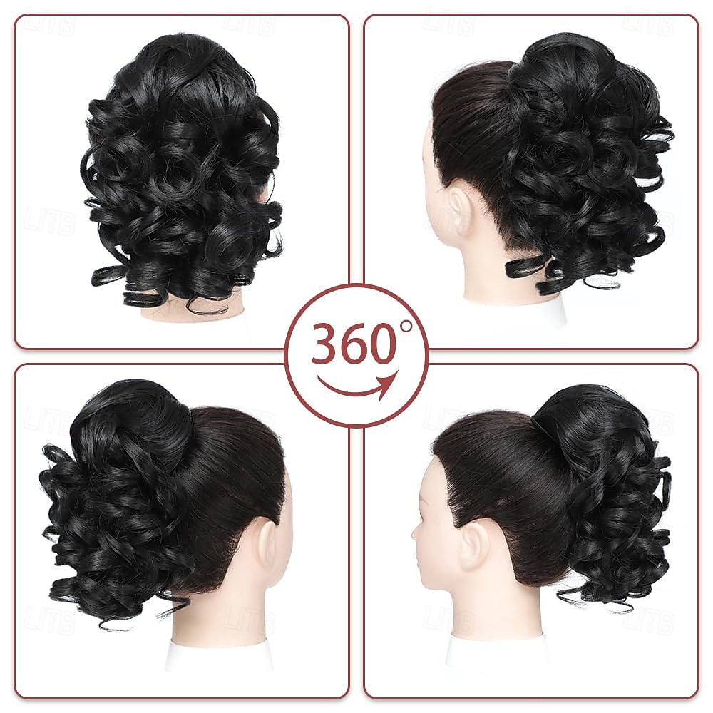 Drawstring Ponytail for Women 10 Inch Wavy Curly Ponytail Extension Natural Looking Synthetic Fake Ponytail Hairpiece Wavy Drawstring Ponytails for Daily Use 2025 - $10.99 –P8