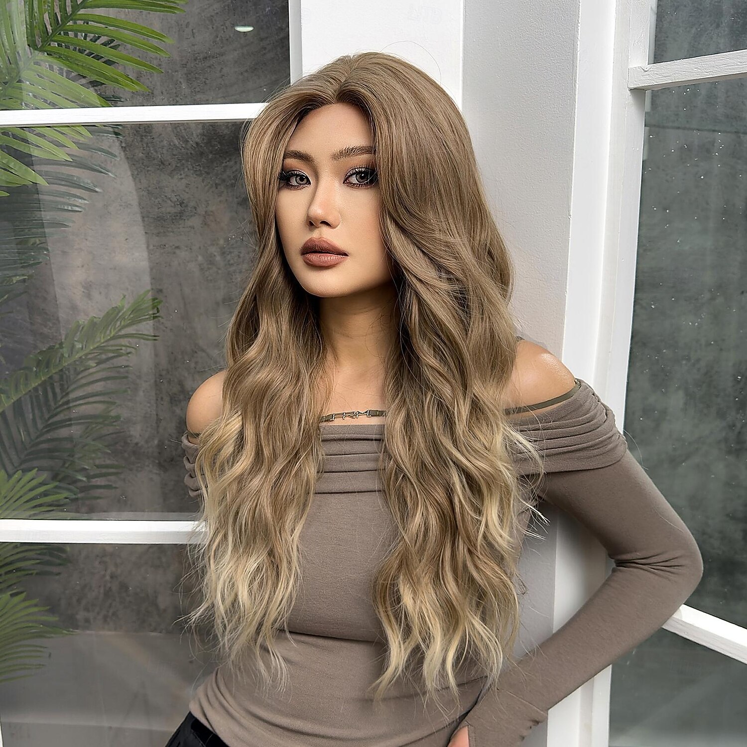Synthetische pruiken Uniformen carrière Kostuums Prinses Gekruld Golvend Middelste stuk Gelaagd kapsel Machinegemaakt Pruik 66.0 cm Donker Bruin Synthetisch haar Dames Cosplay Feest Modieus 2025 - $31.99 –P4