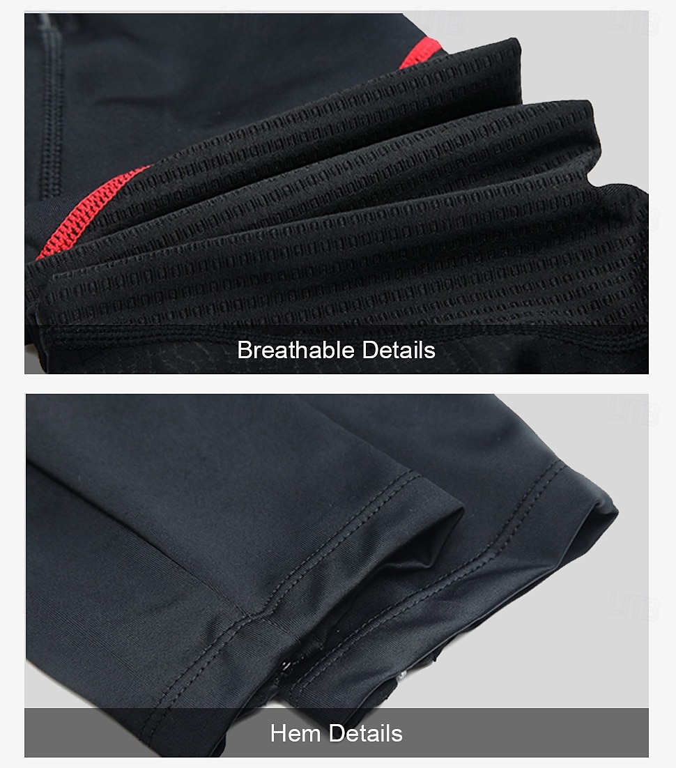 Men's Bike Pants Bike Bottoms Sports 4D Pad Soft Compression Elastic Black Red Clothing Apparel Bike Wear 2025 - $42.99 –P9