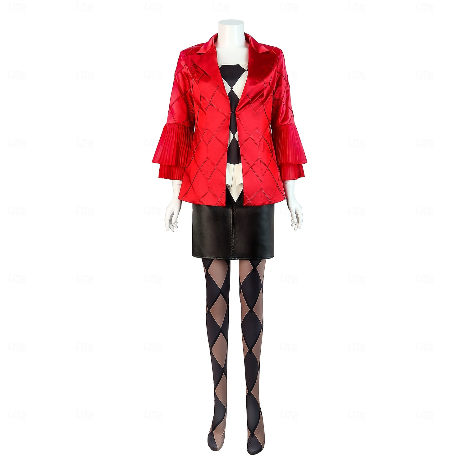 Joker Joker: Folie à Deux Harley Quinn Cosplay-kostym Kläder Herr Dam Film-cosplay Cosplay Karnival Maskerad Fest / afton 2025 - $82.19 -P16