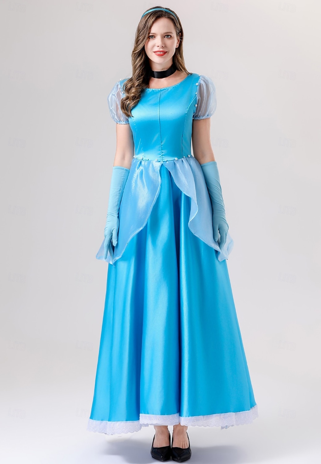 Popelka Princeznovské Šaty Cosplay kostým cosplay Filmové kostýmy for Dámské Dospělé Karneval Plesová maškaráda Večírek loučení se svobodou nevěsty 2025 - $60.99 –P1