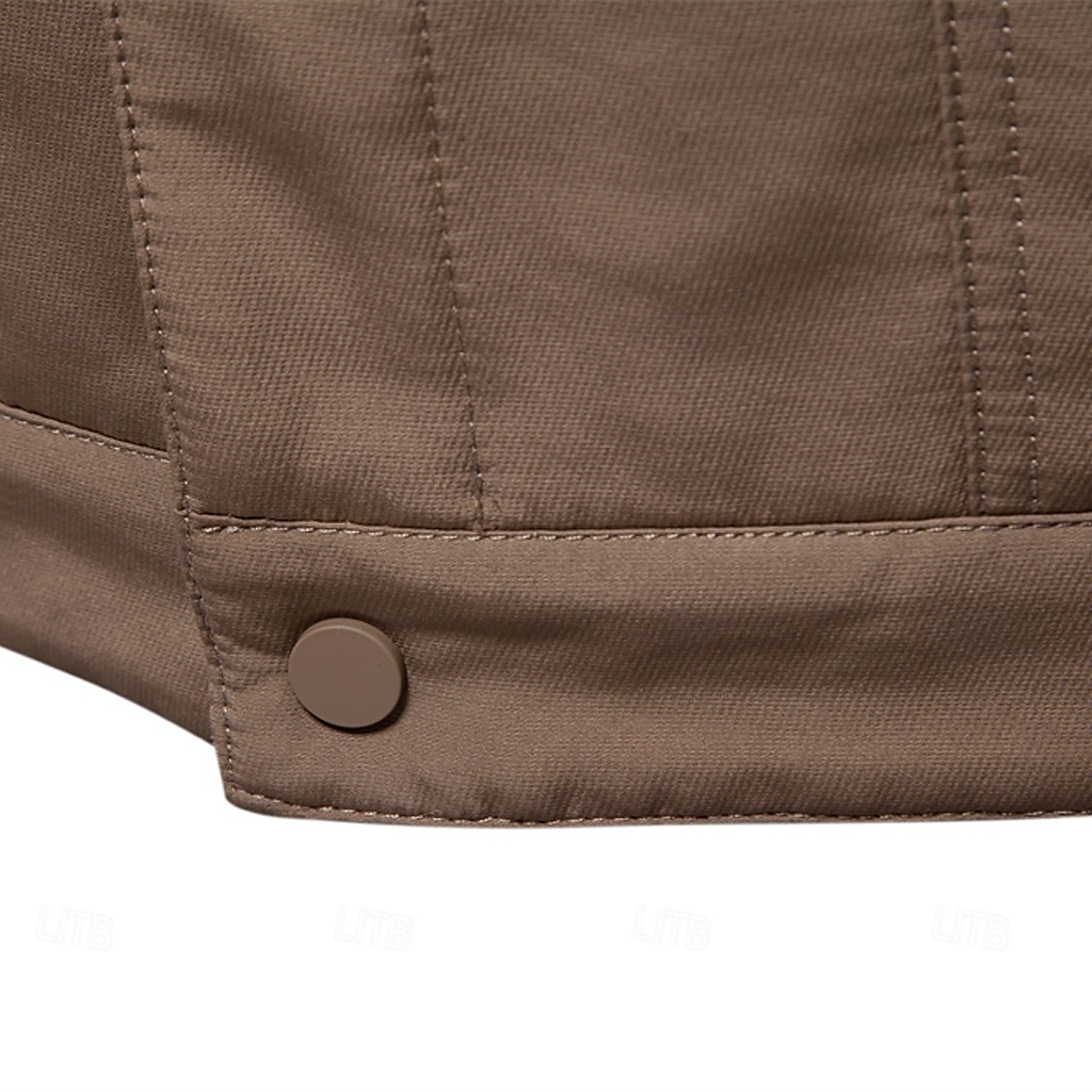 Per uomo Giacca in pile Giacca da lavoro Esterno Capodanno Tenere al caldo Collage Tasche Inverno Primavera & Autunno Multistagione Collage Di tendenza Streetwear Collo ripiegabile Blu marino Cachi del 2025 a $70.99 –P12
