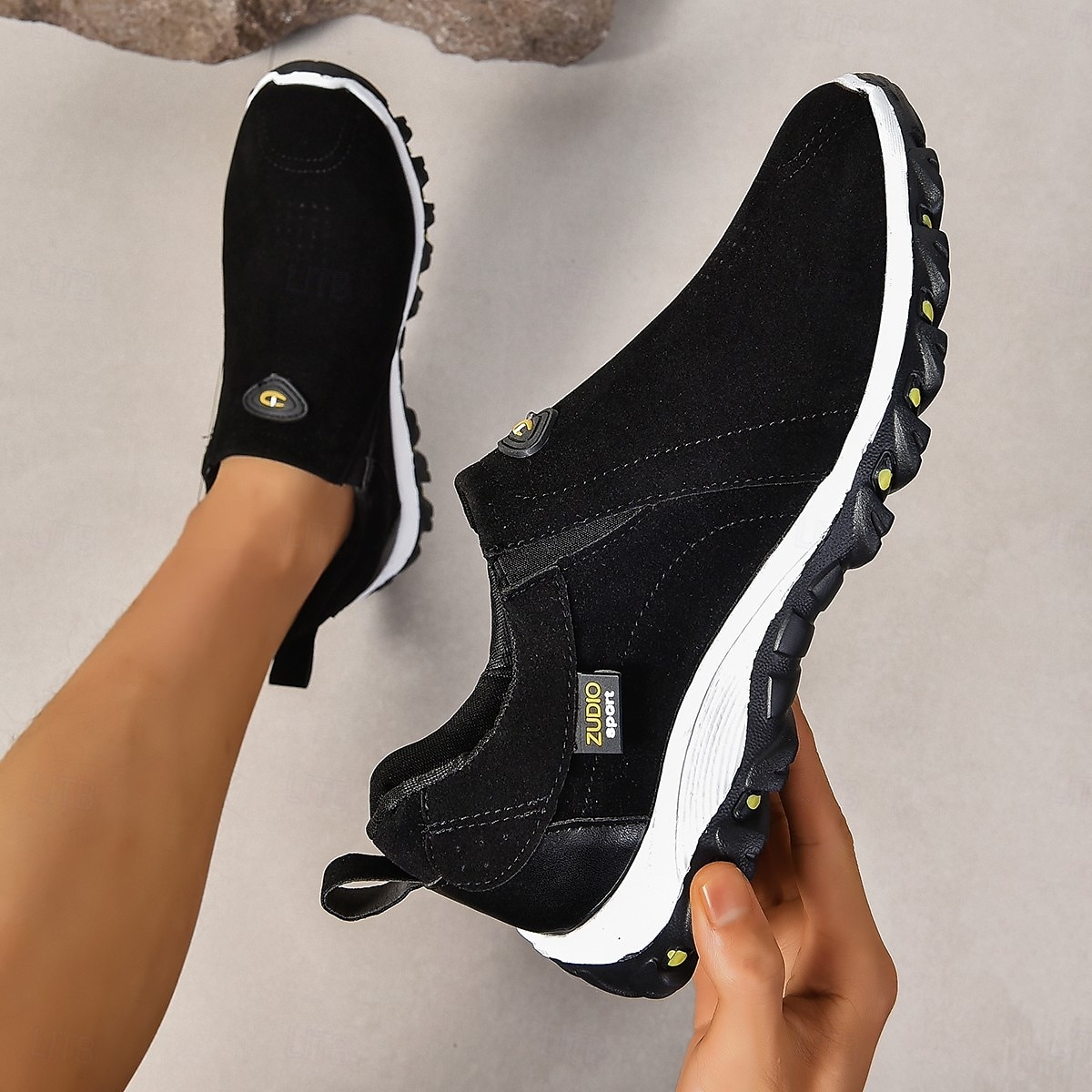 Men's Canvas Slip-On Outdoor Hiking Shoes – Non-Slip Lightweight Trail Shoes for Walking and Climbing 2025 - $29.99 –P4