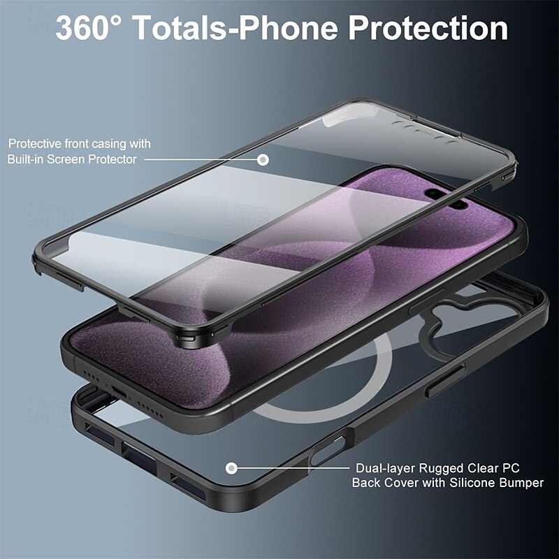 2025年 電話 ケース 用途 iPhone 16 Proマックス iPhone 15 Pro Max iPhone 14 13 12 11 Pro Max Plus iPhone 14 Pro Max iPhone 13 Pro Max iPhone 12 Pro Max iPhone 11 Pro Max バックカバー 磁石バックル ワイヤレス充電をサポート 耐衝撃 レトロ風 TPU アクリル PC  コレクション – $15.99 –P2