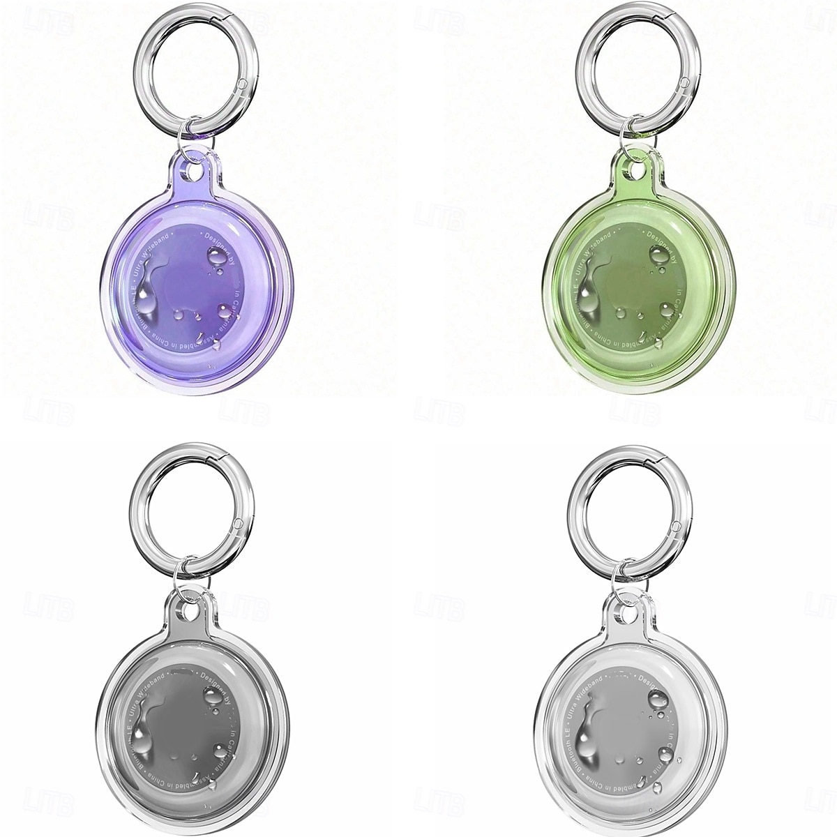 Custodia impermeabile IPX8 per AirTag, confezione da 4 – portachiavi con protezione integrale e anello per Apple AirTag, cover in TPU per animali domestici, portafoglio, bagaglio, chiavi. del 2025 a $10.99 –P6