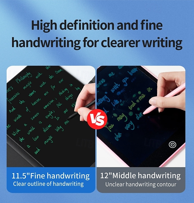 11.5 Inch Business Style Full Screen Clear Handwriting Writing Tablet Memo Pad Protective Case For Meeting Office Gifts 2025 - $39.99 –P12