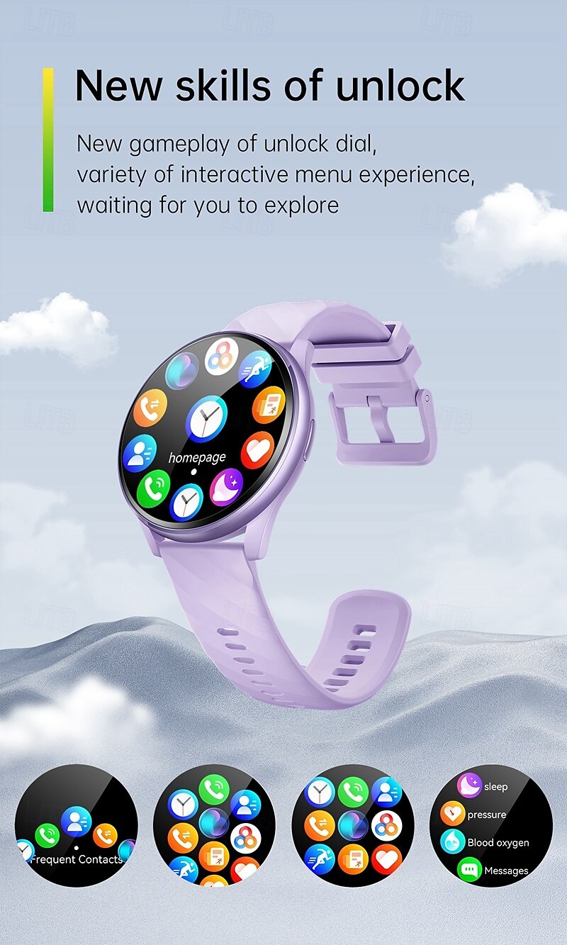 KT77 Smart Watch 1.46 inch Smartwatch Fitness Running Watch Bluetooth Pedometer Call Reminder Fitness Tracker Compatible with Android iOS Women Men Long Standby Hands-Free Calls Waterproof IP68 22mm 2025 - $49.99 –P11