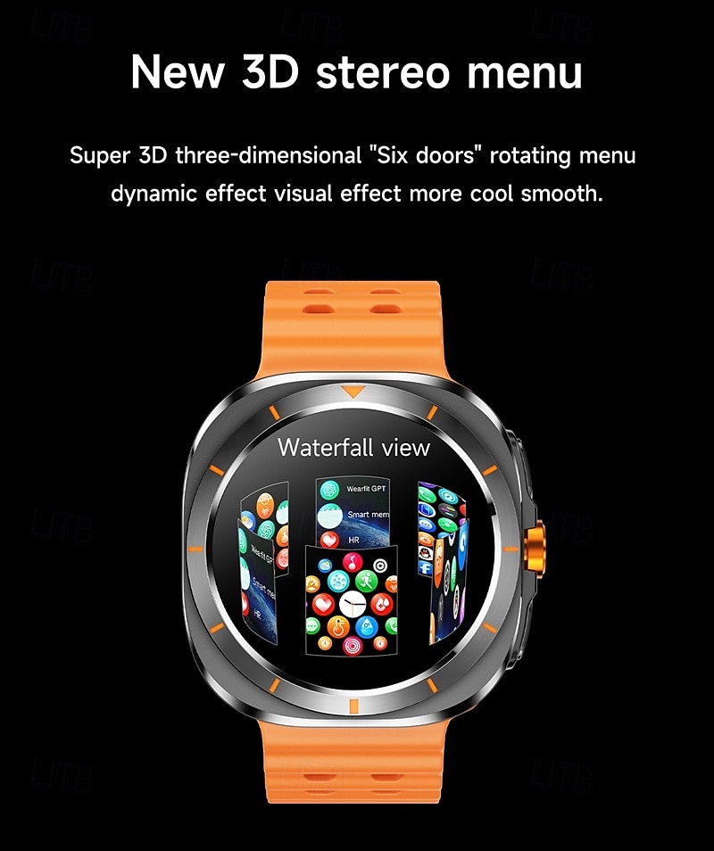 2025年 スマートウォッチ 1.45インチ スマートウォッチ フィットネス ランニングウォッチ Bluetooth 歩数計 通話リマインダー アクティビティトラッカー Android iOS対応 女性 男性 長時間待機 ハンズフリー通話 防水 コレクション – $61.99 –P16