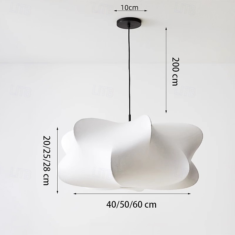 wabi sabi plafondlamp zijden hanglamp plafondlamp voor woonkamer hanglampen huisdecoratie glans kamer 85-265v 2025 - $229.99 –P1