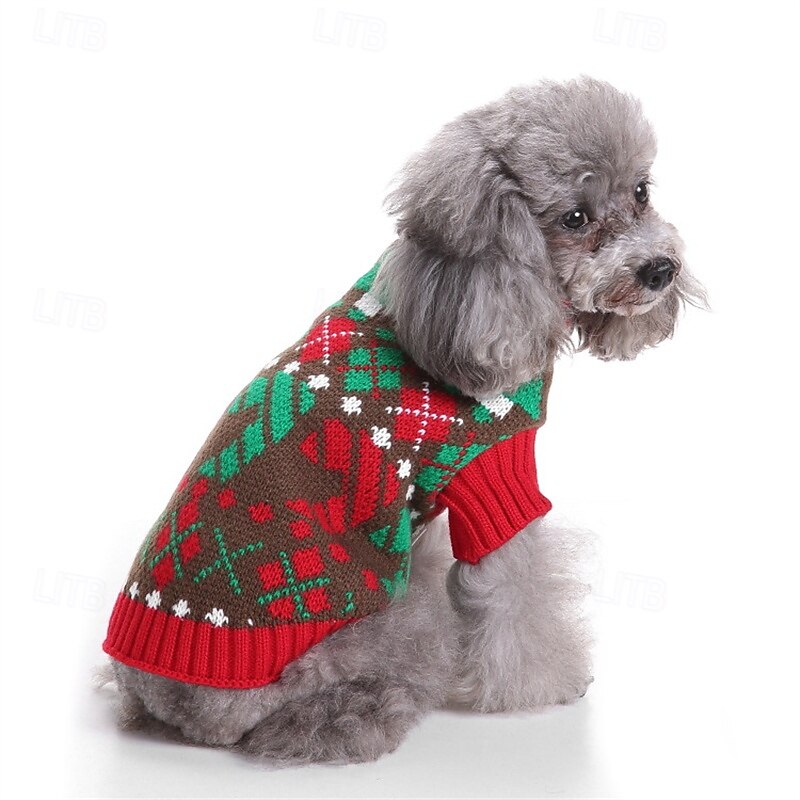 Câini Pisici Pulovere Jumper Modă Iarnă Cald Modă Comfortabil Crăciun Crăciun În aer liber Anul Nou Zilnice homewear Îmbrăcăminte pentru câini for Small Mediu 2025 - $15.49 –P6