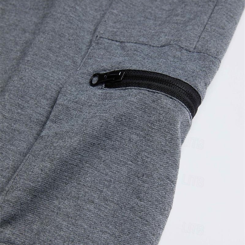 Homme Joggings Pantalon Jogging Pantalon Jogger Cordon Boucle de serviette Poche zippée Couleur Pleine Respirable Séchage rapide Athlétique Fin de semaine Vêtement de rue Casual Sport Athleisure Mince de 2025 ? $11.59 –P8