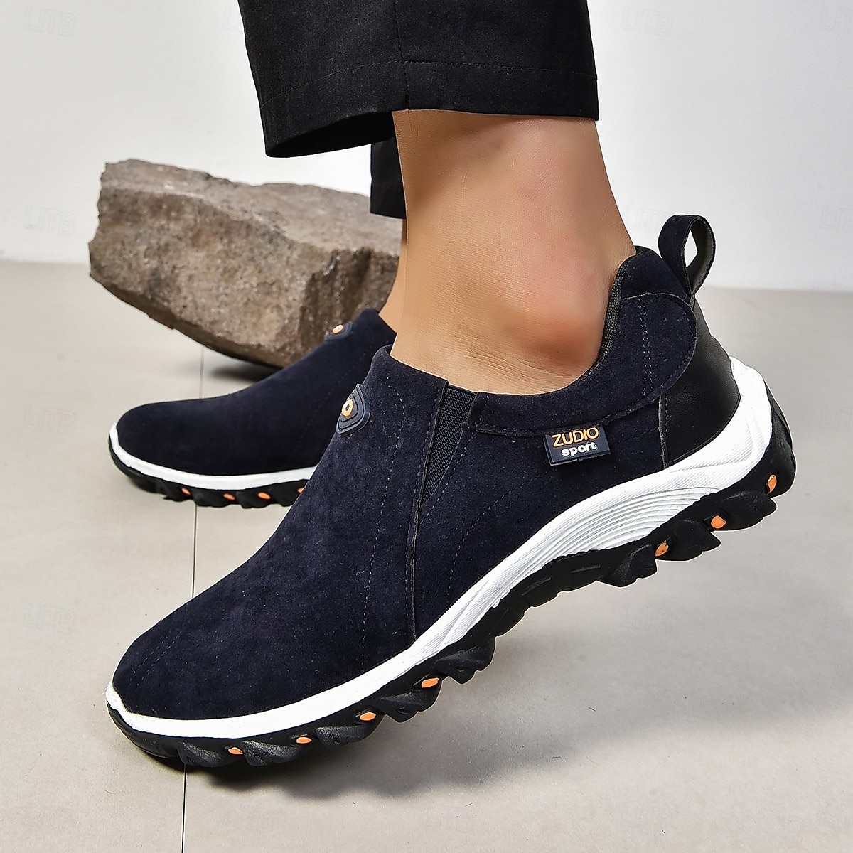 Men's Canvas Slip-On Outdoor Hiking Shoes – Non-Slip Lightweight Trail Shoes for Walking and Climbing 2025 - $29.99 –P5