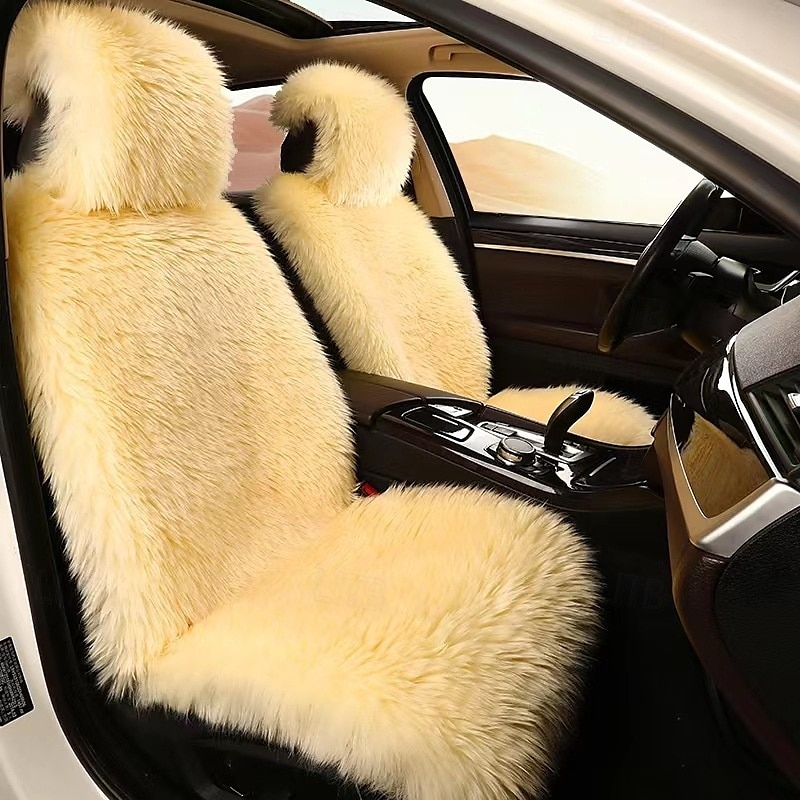 1pc Copertura per Sedile Auto in Finto Vello Protettore Caldo Invernale Elegante Cuscino Universale a Grandezza Completa per Auto Sedile del Conducente del 2025 a $171.99 –P3